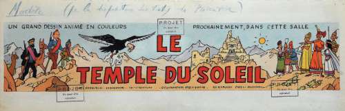 Hergé | Tintin et le Temple du Soleil Encre de Chine, gouache, écoline et | Millon