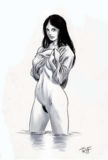 Trif - original artwork "Blancheneige in water" - Page volante | Catawiki