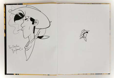 Bonhomme Matthieu Lucky... | BONHOMME Matthieu Lucky Luke Superbe dédicace représentant... | Vermot et Associés
