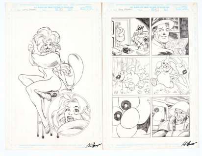 Comic Stripper original artwork drawn and signed by Anthony Williams… | Comic Book Auctions ltd