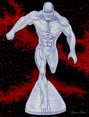 SILVER SURFER # 1 VARIANT COVER ORIGINAL COMIC ART COLOR SKETCH ON CARD STOCK | eBay US (Buy It Now)