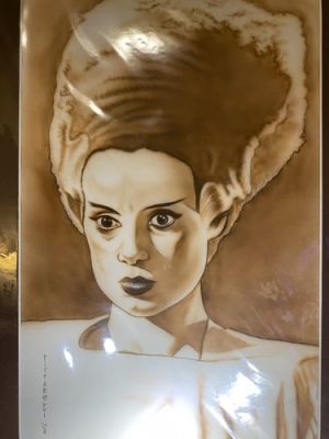 Bride Of FRANKENSTEIN Original Art Painting Elsa Lanchester Jeff Pittarelli 2004 | eBay US (Buy It Now)