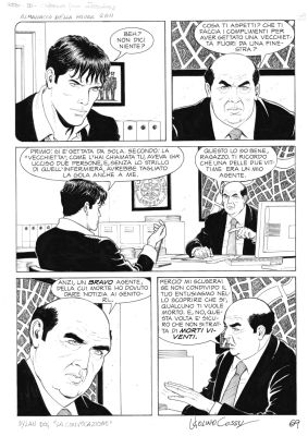 Ugolino Cossu | DYLAN DOG Almanacco della paura 2011 n.21 – LA CONVOCAZIONE – Pag.69 | Avalon Comic Art