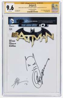 BATMAN VOL. 2 #0 NOVEMBER 2012 CGC 9.6 NM+ SIGNATURE SERIES (VARIANT COVER). | Hake’s
