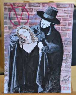 V per Vendetta - Luca Raimondo - Illustrazione Originale - Page volante - EO - (2008) | Catawiki