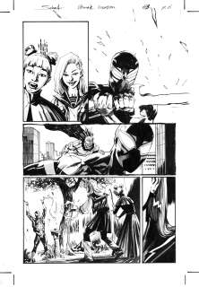 Jonas Scharf | Ultimate Spider-Man: Incursion #3 page 6 | Geoff M Art Sales