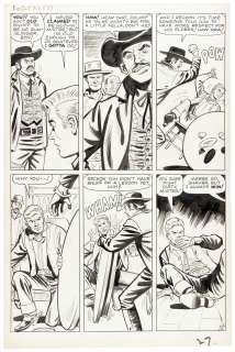 KID COLT OUTLAW #102 ORIGINAL ART PAGE BY JACK KELLER. | Hake’s