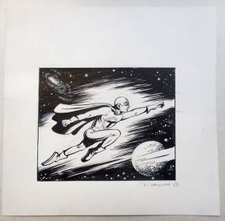 Leloup, Roger | Original drawing in ink  - advertisement drawing  - (1968) | Catawiki