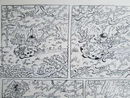 Schreurs, Eric - Originele pagina - Joop Klepzeiker 13 - Jungle Harrie (1997) | Catawiki