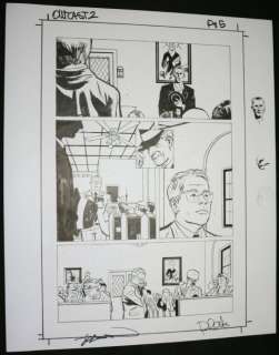 Paul Azaceta - outcast #2 p. 5 - signed by writer: robert kirkman - 2014