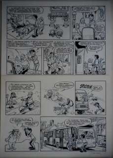 Bosschaert, Jan  - Originele pagina (p.1) - De geverniste vernepelingskes - Gag ’Hoofdredacteur Ché’ | Catawiki