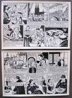 Rubens - Kunstenaar en diplomaat - Orginele pagina - stroken genummerd 5 t/m 8 - (1959/1960) | Catawiki