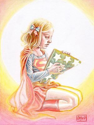 Ohud Khedr | Young Supergirl Flag Tribute | Raremarq (Buy It Now)