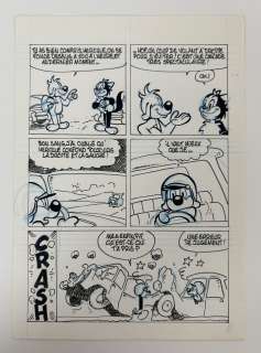 Pif Les Cascadeurs Gag... | PIF Les cascadeurs Gag en une planche Encre de chine... | Vermot et Associés