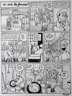 Didier Tronchet - Jean-Claude Tergal –  » Où sont les femmes  » – 3 Planches originales