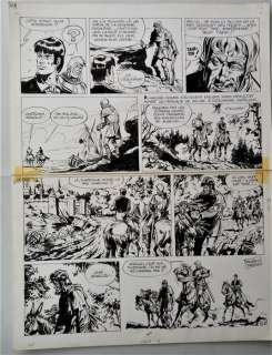 Derib (Claude de Ribeaupierre) - Originele pagina (p.10) - Arnaud de Casteloup - La fille du braconnier - (1974) | Catawiki