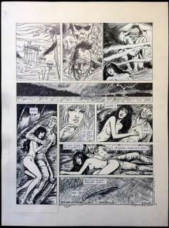 Ersel - Planche originale (p.16) - Les pionniers du Nouveau Monde T.7 - Crie-dans-le-Vent | Catawiki