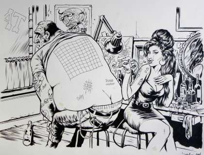 Erik Kriek - « Amy Winehouse » – Couverture originale de Magazine