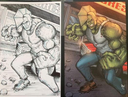 THE SAVAGE DRAGON IMAGE COMICS CHRIS MCJUNKIN 11X17 Original Art 2026 SALE! | eBay US