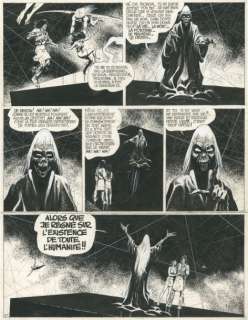 ROSINSKI Thorgal Au-delÃ  des ombres Encre de Chine pour la planche 34 | Millon