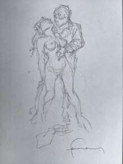 Hermann - Crayonné original - Erotique | Catawiki