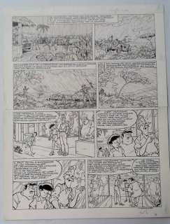 Desorgher, Daniel  - Originele pagina - Jimmy van Doren 5 - Het rijk van de luipaard - (1991) | Catawiki