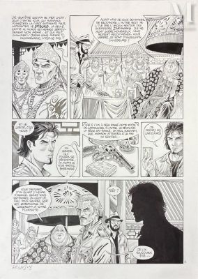 Grenson, Olivier (Né En 1962) | Lot 125 : Niklos Koda, Tome 13, planche 16. | Millon