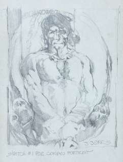 Jeffrey Catherine Jones (American, 1944-2011) | Sketch #1 for Conan (1970s) | Shasta/Phoenix