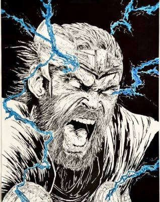 Thor (MCU) - Original Art by Comic Artist Yevgeny Sokolov w/COA - NOT a Print! | eBay US (Buy It Now)