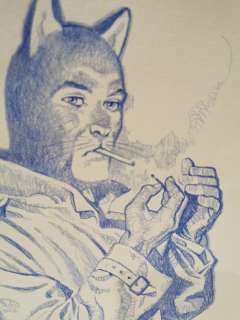 Sanjulian, Manuel - Original drawing - Blacksad | Catawiki