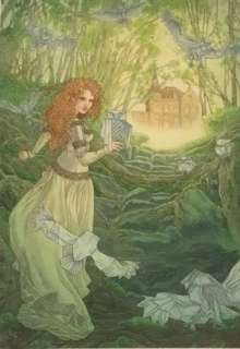 La complainte des landes perdues - Dessin original - Affiche Salon BD de Labourse  (2017) | Catawiki