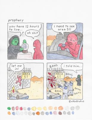 Alex Krokus | prophecy | Athenaeum Comic Art