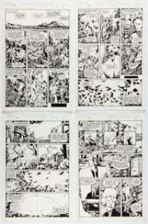 Keith Giffen and Claude St. Aubin - Punx #1 Partial Story Original Art Group of 17 (Acclaim/Valiant, 1995).