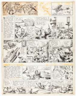 Hal Forrest | Tailspin Tommy Sunday Comic Strip #424 Original Art dated 11-28-37 (Bell Syndicate, 1937). | Heritage