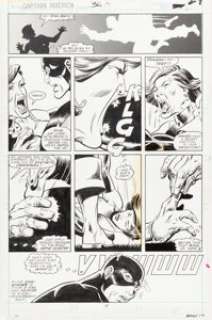 Kieron Dwyer And Al Milgrom | Captain America #343 Story Page 20 Original Art (Marvel, 1988). | Heritage