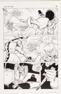 Chris Allan and Rod Ollerenshaw Teenage Mutant Ninja Turtles Adventures #30 Story Page 26 Or...