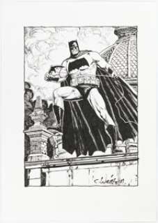 Chris Weston -Batman Illustration Original Art (undated). - ...