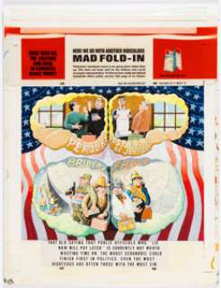 Al Jaffee | MAD #331 Inside Back Cover "Fold-In" Painting Original Art (EC, 1994).... | Heritage
