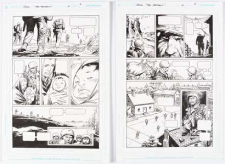 Joe Kubert | Sgt. Rock: The Prophecy Story Page 4-5 Original Art (DC Comics, 2006).... (Total: 2 Original Art) | Heritage