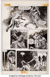 Buscema, John | John Buscema and Rudy Nebres Savage Sword of Conan #98 Page 10 Original Art (Marvel, 1984). ... | Heritage