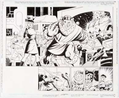 Conner, Amanda | Amanda Conner and Jimmy Palmiotti Black Panther #8 Story Page Spread 2-3 Original Art (Marvel, 1999).... (Total: 2 Original Art) | Heritage