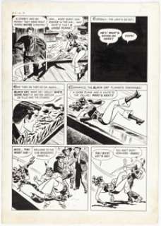 Elias, Lee | Lee Elias Black Cat #12 Story Page 4 Original Art (Harvey, 1948). ... | Heritage