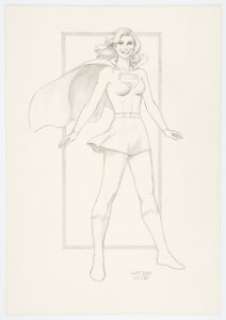 Swan, Curt | Curt Swan - Supergirl Illustration Original Art (1992).... | Heritage