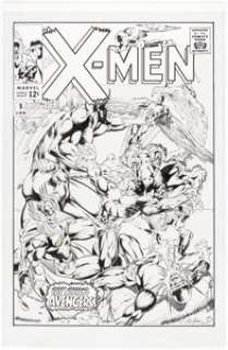 Wyman, M. C. | M. C. Wyman and Chris Ivy X-Men #9 "One Minute Later" Cover Interpretation Original Art (2007-08).... (Total: 2 Original Art) | Heritage