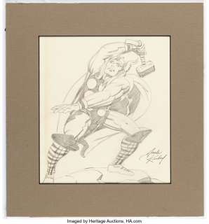 Kirby, Jack | Jack Kirby - Thor Illustration Original Art (undated).... | Heritage