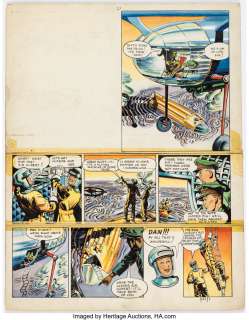 Hampson, Frank - Frank Hampson Eagle V1#21 Dan Dare Cover Original Art (Hulton Press, 1950)....
