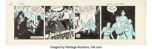 Caniff, Milton | Milton Caniff Terry and the Pirates Daily Comic Strip Original Art dated 9-14-37 (Chicago Tribune-N.Y. News Syndic... | Heritage