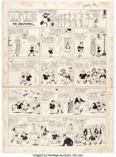 Branner, Martin | Martin Branner Winnie Winkle Sunday Comic Strip Original Art dated 3-4-23 (Chicago Tribune, 1923). ... | Heritage