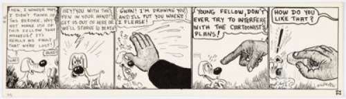 Wolverton, Basil | Basil Wolverton Woozy Woofer Comic Strip Unpublished Pilot Episode #22 Original Art (1930s).... | Heritage