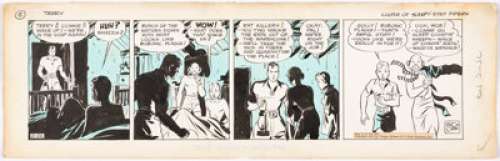 Caniff, Milton | Milton Caniff Terry and the Pirates Daily Comic Strip Original Art dated 6-26-36 (Chicago Tribune-N.Y. News Syndic... | Heritage